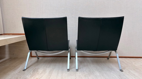 2 Poul Kjærholm PK22 fauteuils door Fritz Hansen – rvs (photo 3 of 10)