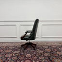 Grote Klassiek Engelse Groene Chesterfield Bureaustoel