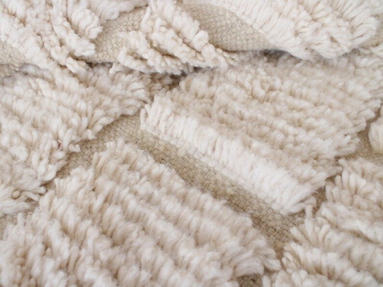 Natural Wool Rug with Geometric Pattern 250/250cm, Rugs & carpets, Creme (photo 2 of 8)