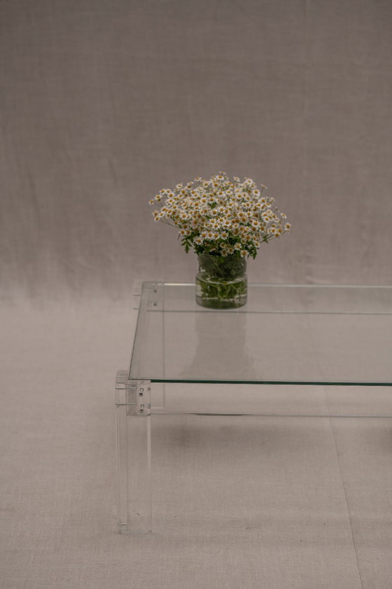 Image 1 of Minimalist Plexiglass Coffee Table, 1970s