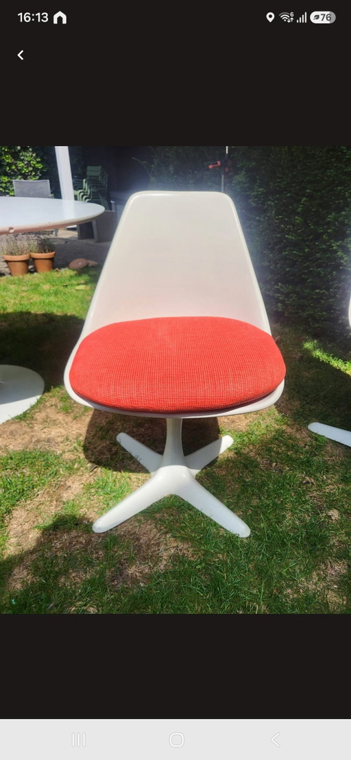 2 Arkana draaistoelen – Plastic, Metal