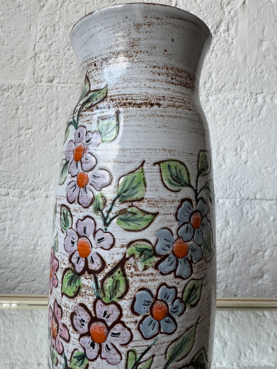 Image 1 of Large ceramic roller vase from Vallauris, 1960s