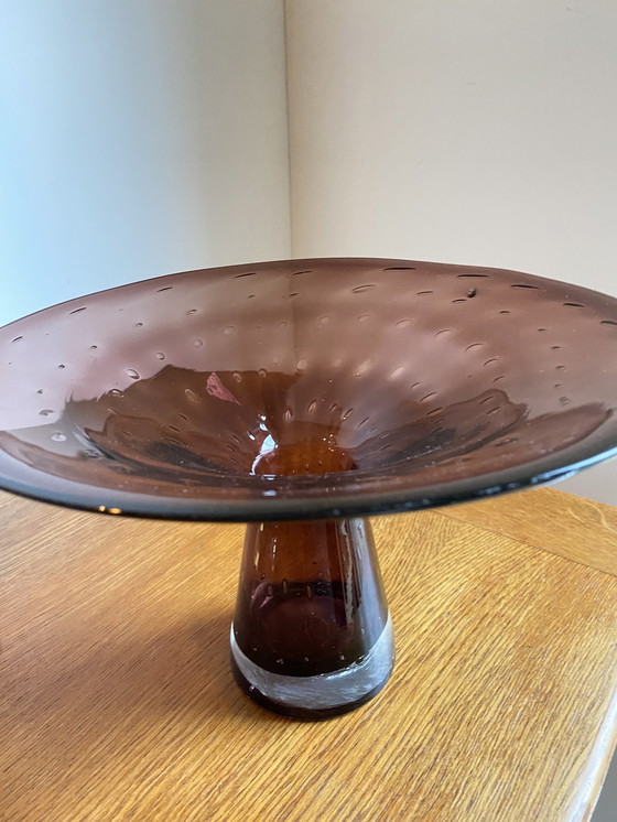 Image 1 of Vintage Bowl-vase on Foot Murano Italy