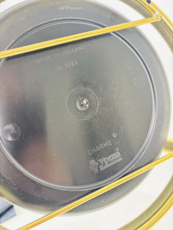 Image 1 of Porte-parapluie Ypma « Charme » en plastique doré et noir