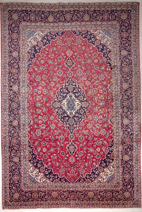 Iranian Keshan Handwoven Carpet
