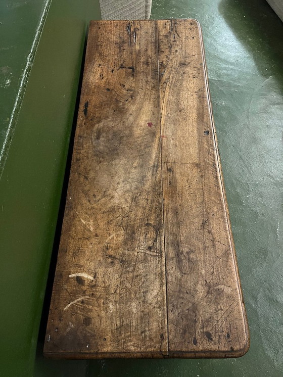 Image 1 of A very small rustic walnut sideboard