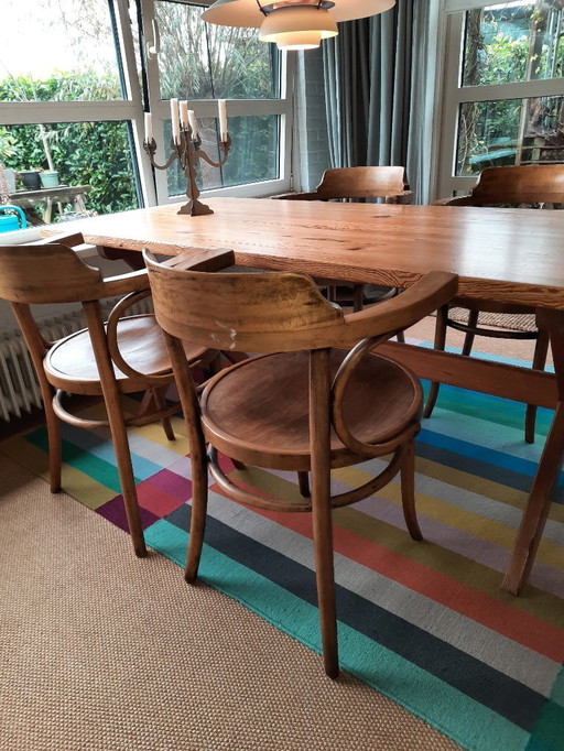 4 Thonet Bentwood armchairs