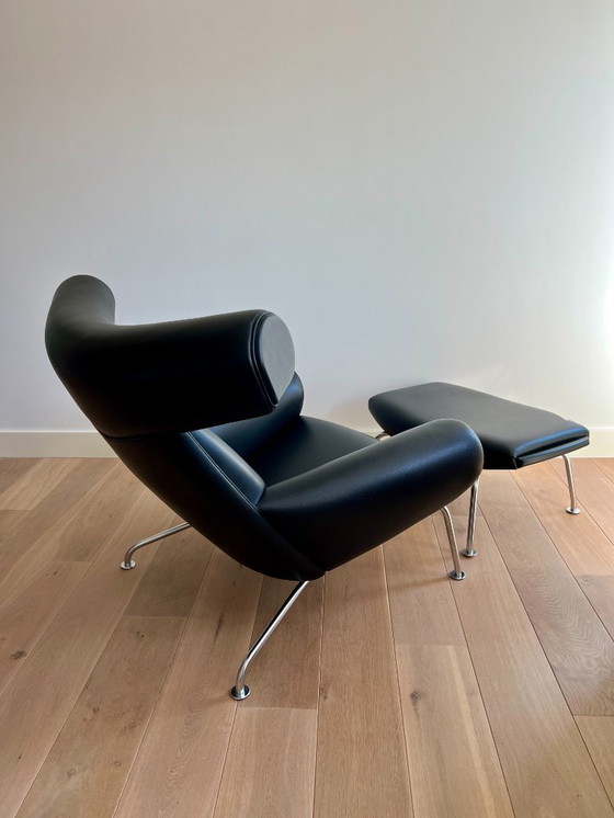 Image 1 of Ox Chair + Ottoman by Hans J. Wegner I Erik Jørgensen