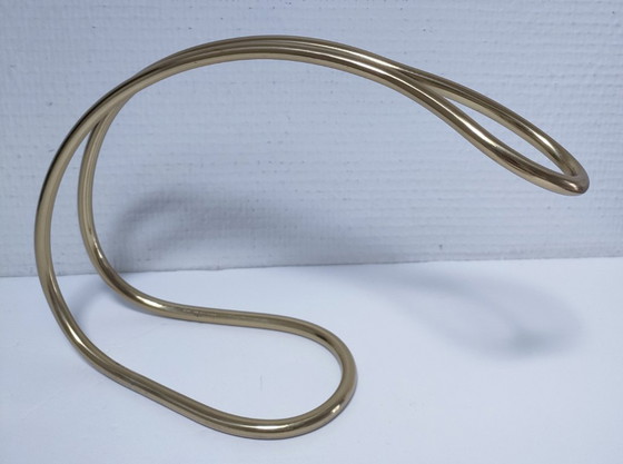 Image 1 of karaf flessenhouder verguld staal