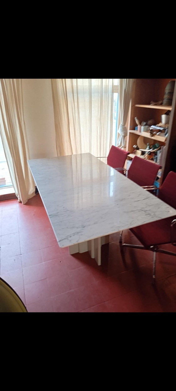 Image 1 of Italian marble dining table