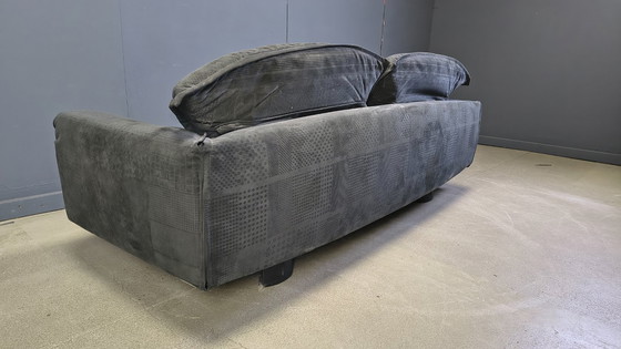 Image 1 of Samtsofa von Saporiti Italia, 1980er Jahre