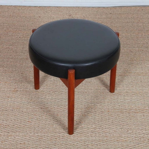 Skandinavischer Hocker von Hugo Frandsen für Spottrup, 1960