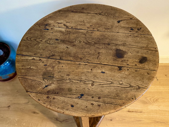 Image 1 of Antique English Cricket Table