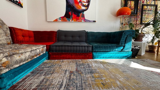 Roche Bobois bank “Mah Jong” - designklassieker van Hans Hopfer