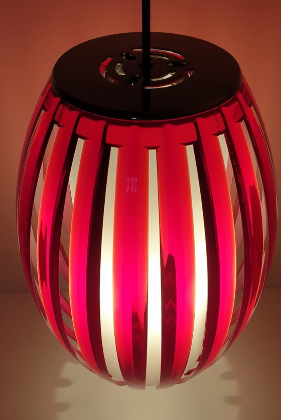 Image 1 of 2 x Herstal Pulz Tentakel XL Pendelleuchten rot