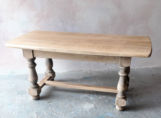 Antique solid oak farmhouse Coffee table – Wood (photo 4 of 16)