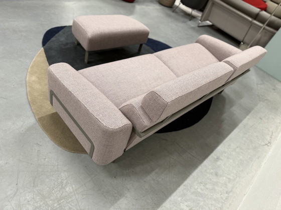 Image 1 of Harvink Custom 3,5 Zits bank met Hocker oud Roze