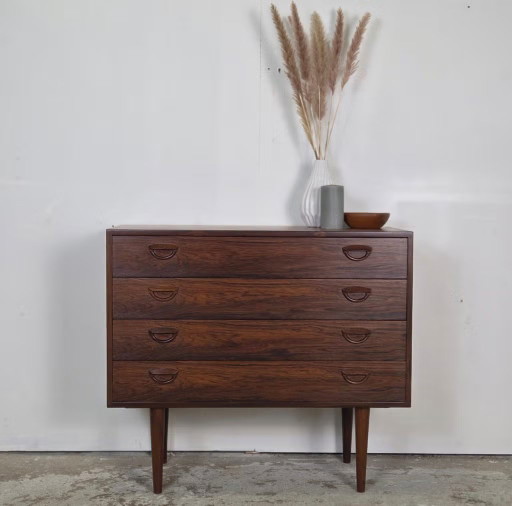Kai Kristiansen Vintage 60er Jahre Dänische Palisander Kommode