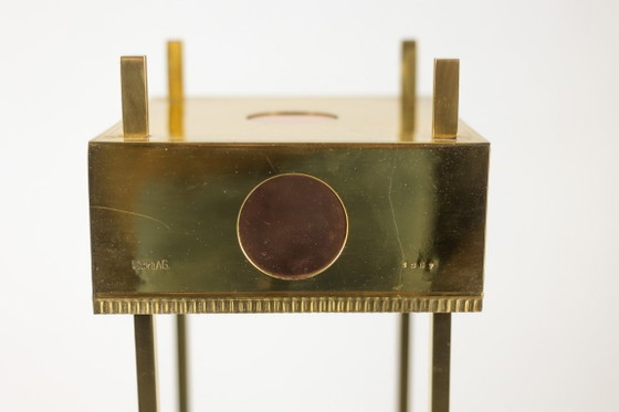 Image 1 of Gold-plated brass and copper lamp, 1936 Olympic Games
