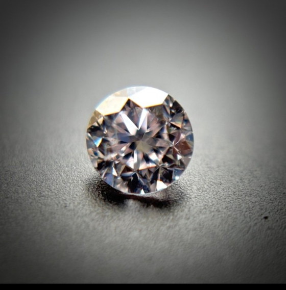 Image 1 of Diamond 0.14 pink with certificate