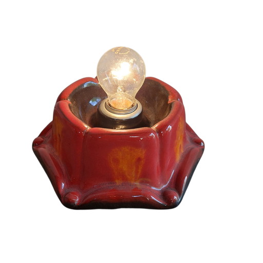 Lampe murale vintage en céramique