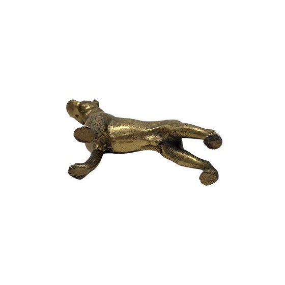 Image 1 of Cane boxer vintage in ottone degli anni '60/'70