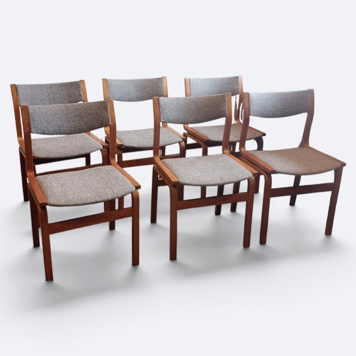 Ensemble de chaises de salle à manger vintage – eetkamerstoelen, Wood
