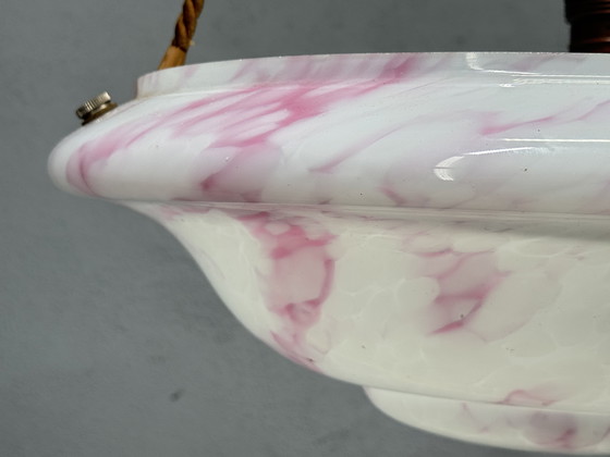 Image 1 of Lampada a sospensione Art Déco - Romantic Pink Swirl