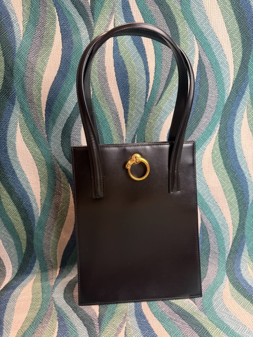 Elegante bolso vintage – Cartier Panthère – Negro