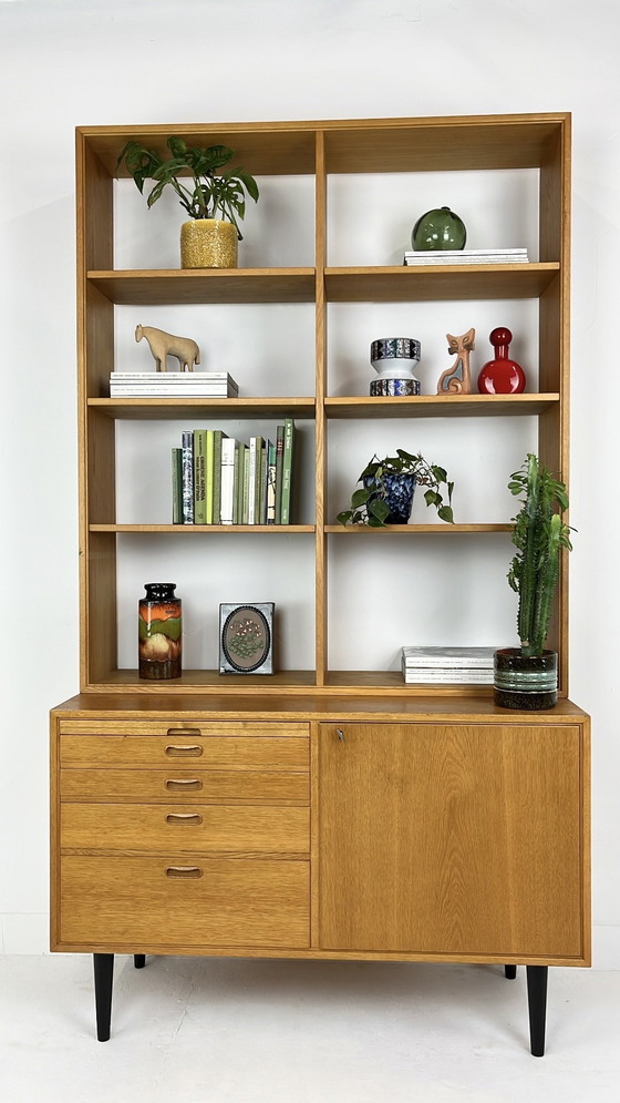 Image 1 of Swedish vintage open bookcase