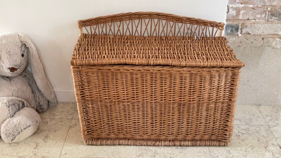 Handgemaakte, gesigneerde vintage aardewerk vaas – Ladekasten, Rattan (photo 6 of 37)