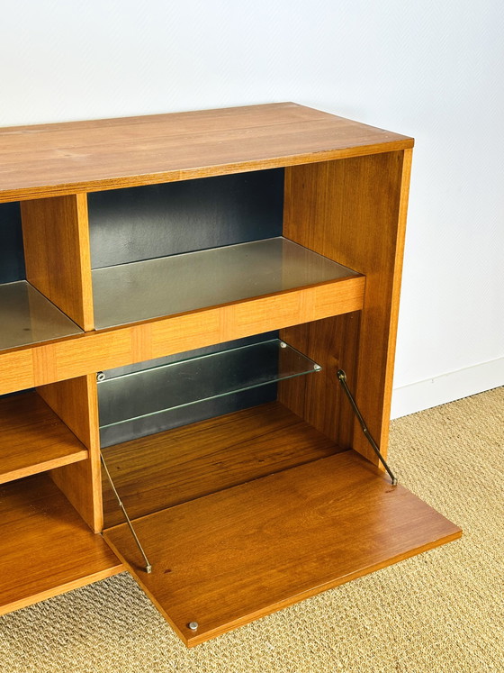 Image 1 of Tall Scandinavian teak sideboard, 1960s