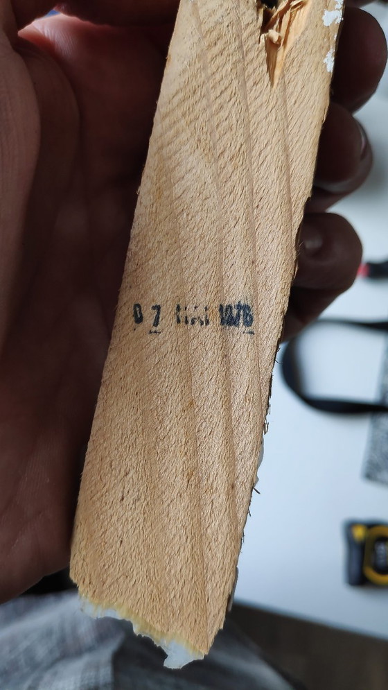 Image 1 of Roger Lecal „Lipstick“ Standspiegel, signiert Chabrières & Cie, Frankreich 1976 – Space Age Design Classic