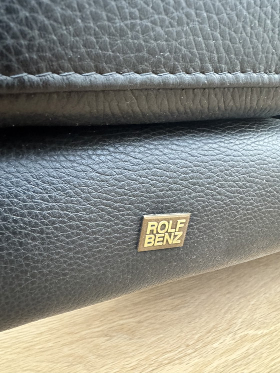 Image 1 of Rolf Benz 355 Cuir Noir