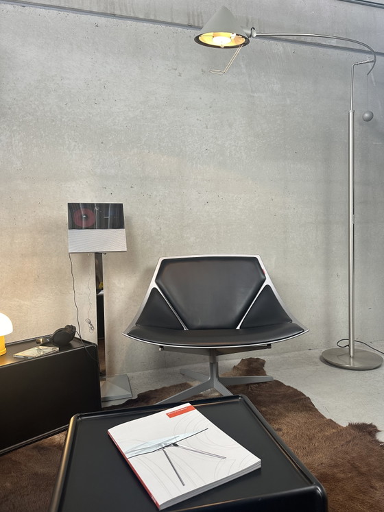 Design space lounge zetel - Fritz Hansen – Draaistoelen, Fiberglass, Aluminium, Vintage (photo 15 of 15)