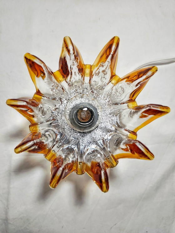 Image 1 of Glass table lamp. Italy, 1970s.
