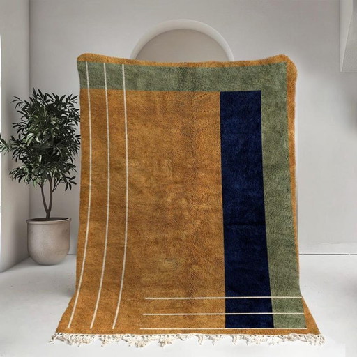 Tapis marocain traditionnel en laine 250cmx150cm