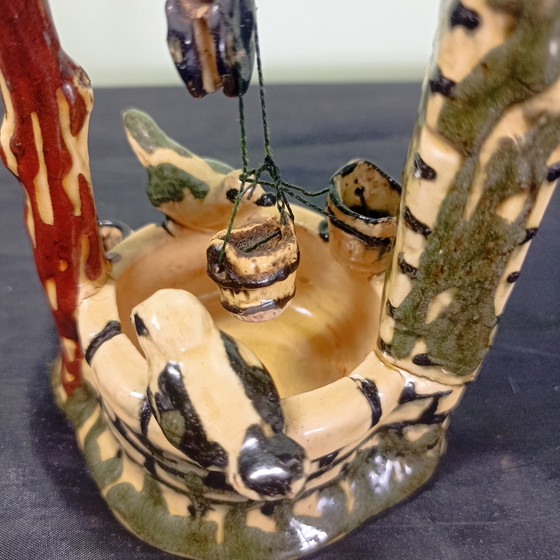 Aegitna Vallauris Ceramic Birdhouse – Jérôme Massier Style – 1950s/60s – Decorative Objects (photo 5 of 7)
