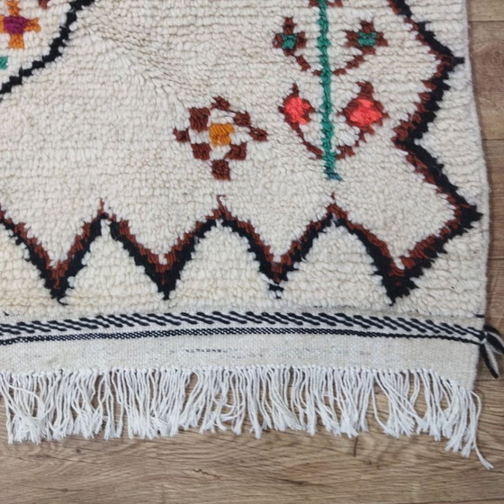 Image 1 of Handmade Berber Rug with Colorful Symbols – Handmade Moroccan Carpet (240 × 145 cm)