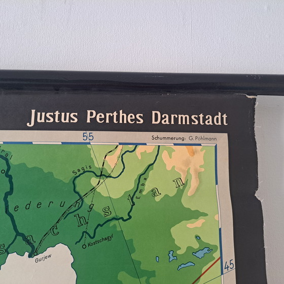 Image 1 of Mappa della scuola/Mappa murale: Mittelmeerländer (area del Mar Mediterraneo)