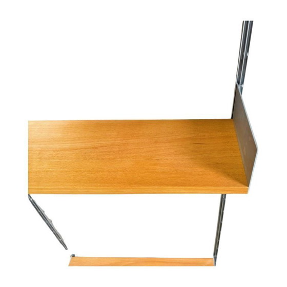 Image 1 of Dieter Rams wandplank 606 Vitsoe hout smal design Bauhaus
