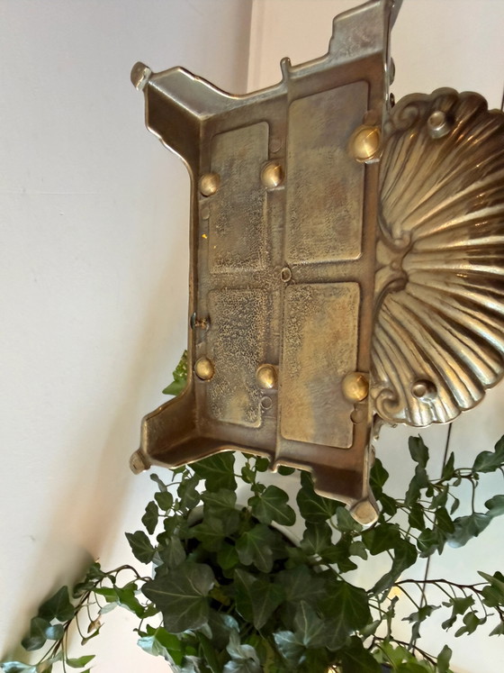 Schöner Briefhalter – Zeitungsständer, Brass (photo 3 of 6)