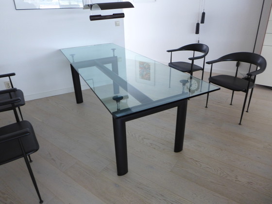 Cassina Le Corbusier LC6 Dining Table/Conference Table – Glass, polished steel (photo 5 of 6)