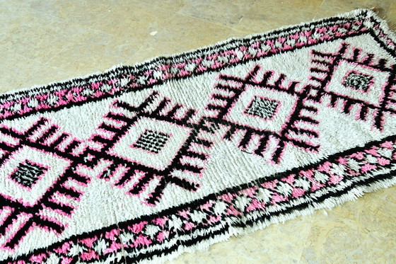 Image 1 of Kleiner marokkanischer Marmoucha-Teppich 202 x 85 cm