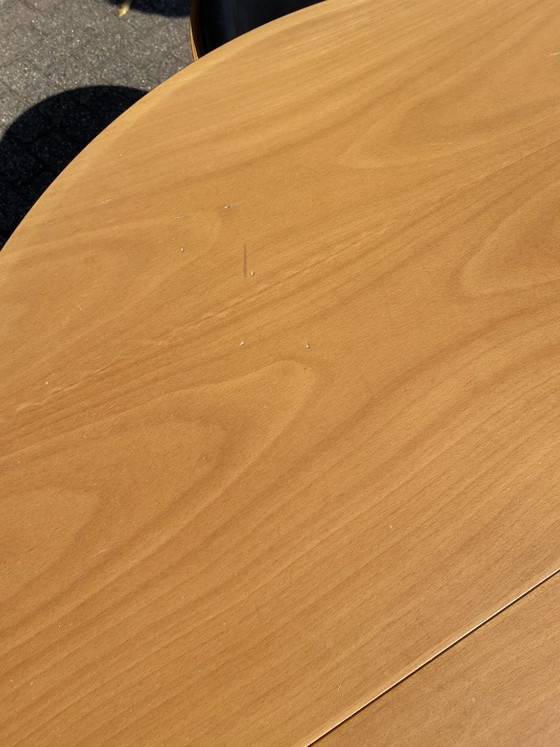 4 sillas de comedor Leolux Giotto y mesa Leolux Trias – Conjuntos de comedor, Leather, Metal (photo 9 of 11)