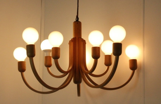Domus Hanglamp Kroonluchter Vintage Eiken – Hanglampen, Wood (photo 2 of 20)