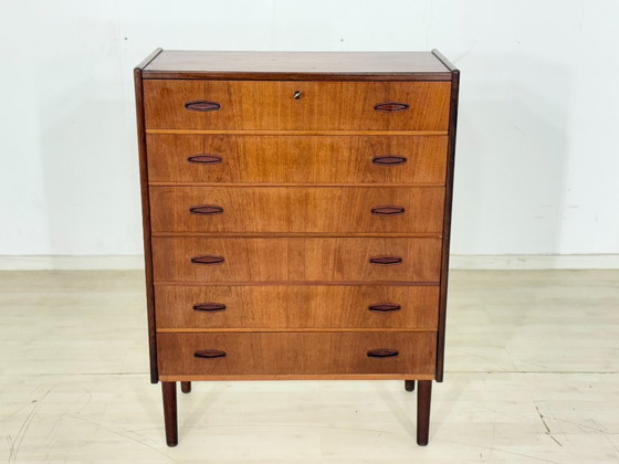Image 1 of Magnifique commode en teck / Commode danoise / Meuble-lavabo vintage / Design danois