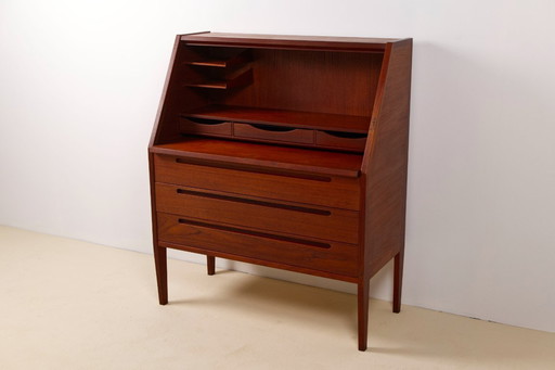 Teak Secretaire by Kai Kristiansen for hjn møbler, 1960s