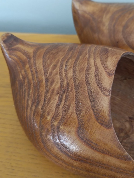 Image 1 of Ein Paar antike Holzclogs