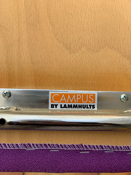 6 sedie Lammhults viola per il campus – Sedie da pranzo, Textile (photo 4 of 14)